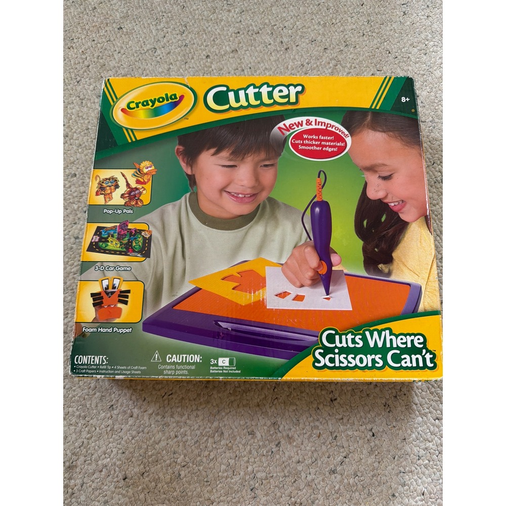Crayola Cutter Kids Arts and Crafts Tool Kit New and Improved Retracting Tip